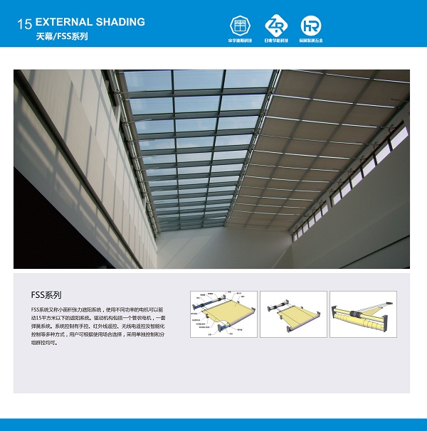 天蓬簾、天棚簾、天幕